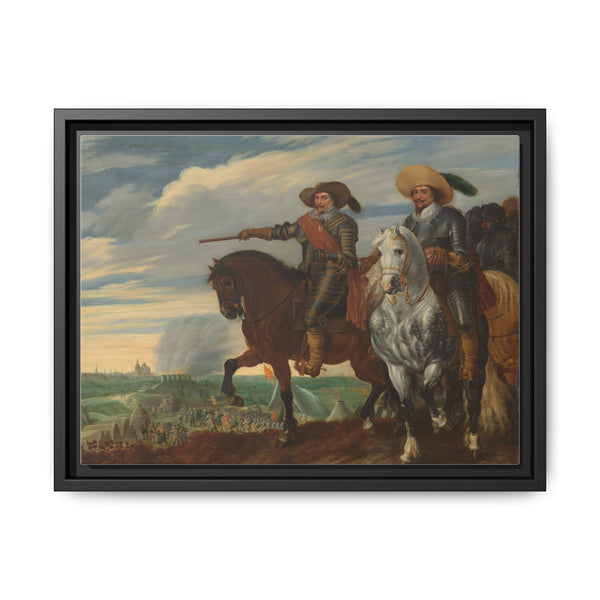 Frederick Henry and Ernst Casimir of Nassau-Dietz at the Siege of ’s Hertogenbosch (c. 1629 - c. 1635) by Pauwels van Hillegaert - NOMADEN ART GALLERY