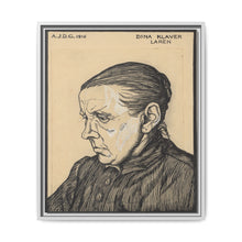 Portret van Dina Klaver (1916) by Julie de Graag - NOMADEN ART GALLERY