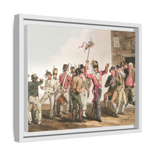Illustration of thirty-third regiment from The Costume of Yorkshire (1814) by George Walker