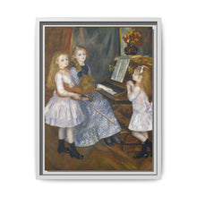 The Daughters of Catulle Mendès, Huguette (1871–1964), Claudine (1876–1937), and Helyonne (1879–1955) (1888) by Pierre-Auguste Renoir - NOMADEN ART GALLERY