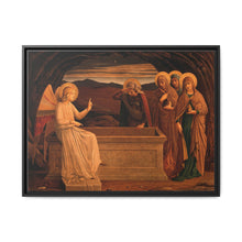 The women at the grave of Christ: anangel tells them that he is risen. Colour lithograph by M. and N. Hanhart after J.E. Goodall after Fra Angelico. - NOMADEN ART GALLERY