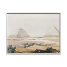Pyramids of Geezeh (Giza) illustration by David Roberts (1796–1864) - NOMADEN ART GALLERY