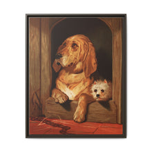 Dignity and Impudence by Sir Edwin Landseer (1877), Landseer’s dog painting of a bloodhound and a terrier - NOMADEN ART GALLERY