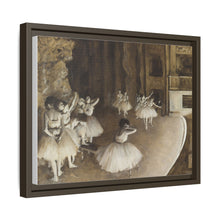 Ballet Rehearsal on Stage (1874) by Edgar Degas