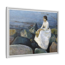 Noche de verano, Inger en la playa (1889) de Edvard Munch 