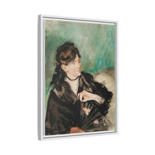 Retrato de Berthe Morisot con un abanico (1874) de Édouard Manet.