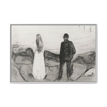 Two Human Beings. The Lonely Ones (1894) by Edvard Munch - NOMADEN ART GALLERY