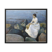 Summer night, Inger on the beach (1889) by Edvard Munch - NOMADEN ART GALLERY
