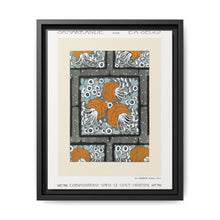Flower pochoir pattern in Art Nouveau oriental style. Original from our own 1914 edition of Samarkande - NOMADEN ART GALLERY