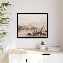View on the Nile ferry to Gizeh illustration by David Roberts (1796–1864) - Decorative Wall Art