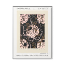 Flower pattern Art Deco stencil print in oriental style. Original from our own 1914 edition of Samarkande - NOMADEN ART GALLERY
