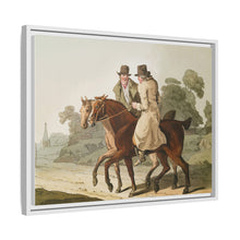 Illustration of farmers from The Costume of Yorkshire (1814) by George Walker