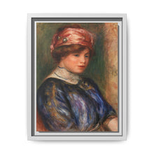 Young Woman in Blue, Bust (Jeune femme en corsage bleu, buste) (1911) by Pierre-Auguste Renoir - NOMADEN ART GALLERY