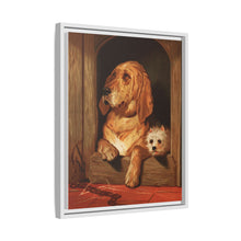 Dignity and Impudence by Sir Edwin Landseer (1877), Landseer’s dog painting of a bloodhound and a terrier - NOMADEN ART GALLERY
