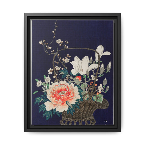 Bamboo flower basket (1932) by Ohara Koson