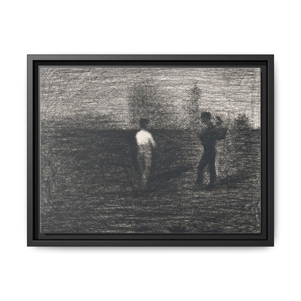 Peasants (ca. 1881–1884) by Georges Seurat - NOMADEN ART GALLERY
