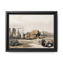 Fragment of the Great Colossi at the Memnonium Thebes illustration by David Roberts (1796–1864) - NOMADEN ART GALLERY