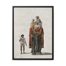 Indian Gouache Painting: Elephant Procession - NOMADEN ART GALLERY