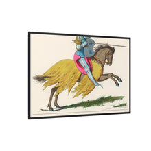 French Knight, 14th Century: Vintage Equestrian Art by Paul Mercuri (1860)