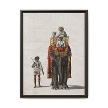 Indian Gouache Painting: Elephant Procession - NOMADEN ART GALLERY