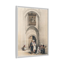 Modern mansion showing the arabesque architecture of Cairo illustration by David Roberts (1796–1864)