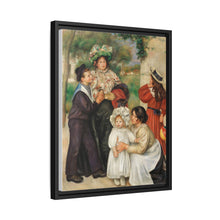 La familia del artista (La Famille de l'artiste) (1896) de Pierre-Auguste Renoir. 