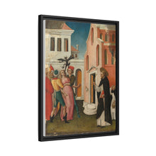 Saint Peter Martyr Exorcizing a Woman Possessed by a Devil by Antonio Vivarini