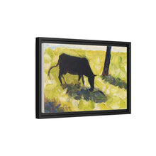 Black Cow in a Meadow (ca. 1881) by Georges Seurat