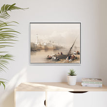 View on the Nile ferry to Gizeh illustration by David Roberts (1796–1864) - Decorative Wall Art