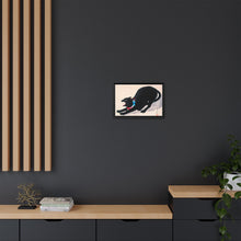 Black Cat Hissing 20th century print in high resolution by Hiroaki Takahashi