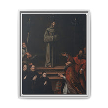 Saint Francis Appearing before Pope Nicholas V, with Donors (La aparicion de san Francisco al Papa Nicolas V, con donantes) by Antonio Montufar - NOMADEN ART GALLERY