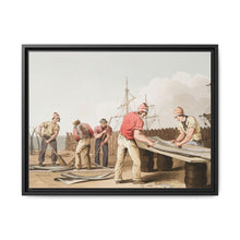 Illustration of whalebone scrapers from The Costume of Yorkshire (1814) by George Walker - NOMADEN ART GALLERY