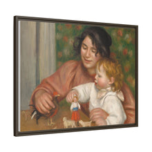 El niño con juguetes de Pierre-Auguste Renoir, Gabrielle y el hijo del artista, Jean (1895-1896) 