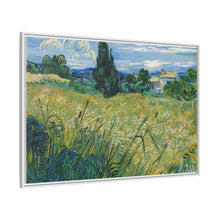 Vincent van Gogh's Green Wheat Field with Cypress (1889) - NOMADEN ART GALLERY