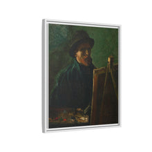 Vincent van Gogh's Self-Portrait with Dark Felt Hat at the Easel (1886) - NOMADEN ART GALLERY