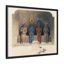 Sanctuary of the Temple of Aboo Simbel Nubia illustration by David Roberts (1796–1864)