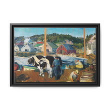 Ox Team, Wharf at Matinicus (1916) - NOMADEN ART GALLERY