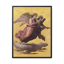 Two angels floating (1865) tempera art by Johann von Schraudolph - NOMADEN ART GALLERY