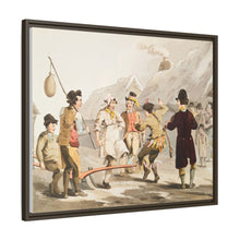 Illustration of the fool plough from The Costume of Yorkshire (1814) by George Walker