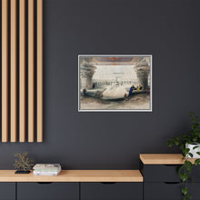 Ancient Egypt Art Print: Edfou Temple Portico View by David Roberts - Wall Art Canvas Print