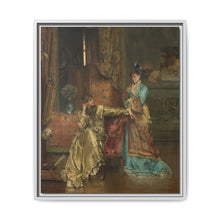 The Visit (c. 1870) by Alfred Stevens: A Glimpse into 19th-Century Elegance - NOMADEN ART GALLERY