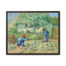 First Steps, after Millet (1890) by Vincent Van Gogh - Traditional Wall Art Print - NOMADEN ART GALLERY