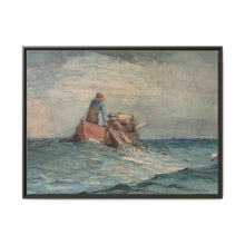Hauling in the Nets (1887) by Winslow Homer - NOMADEN ART GALLERY