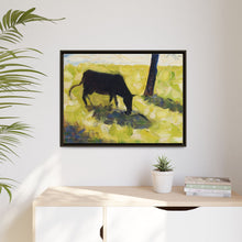 Black Cow in a Meadow (ca. 1881) by Georges Seurat