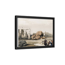 Fragment of the Great Colossi at the Memnonium Thebes illustration by David Roberts (1796–1864)