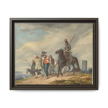 Three Armed Riders Escorting Prisoners near Reims (1825) by Peter von Hess - NOMADEN ART GALLERY