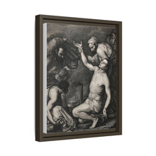 The martyrdom of Saint Laurence of Rome. Etching after J. Ribera.