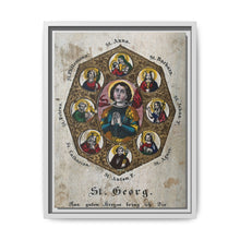 Saint George and Saint Antony of Padua, Saint Catherine of Alexandria, Saint Peter the Apostle, Saint Philomena, Saint Anne, Saint Barbara, Saint John the Baptist and Saint Agnes - NOMADEN ART GALLERY