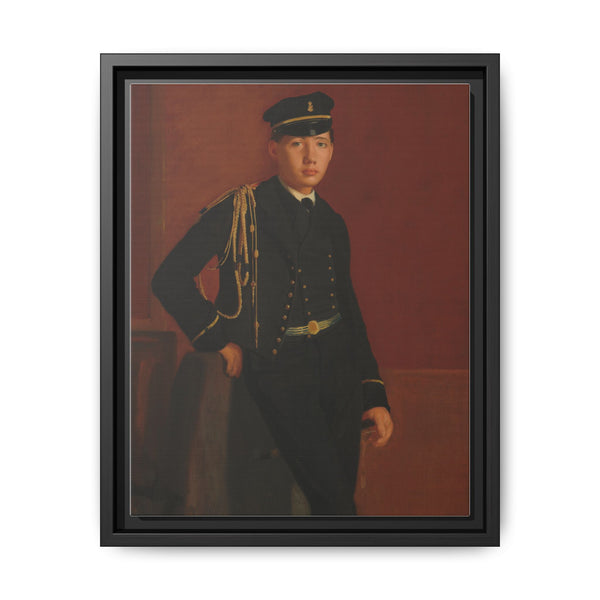 Achille De Gas in the Uniform of a Cadet (1856-1857) by Edgar Degas. - NOMADEN ART GALLERY
