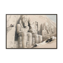 The Great Temple of Aboo Simble Nubia illustration by David Roberts (1796–1864) - NOMADEN ART GALLERY